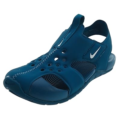 Nike Jungen Sunray Protect 2 (Ps) Sport Sandalen Schwarz/Weiß