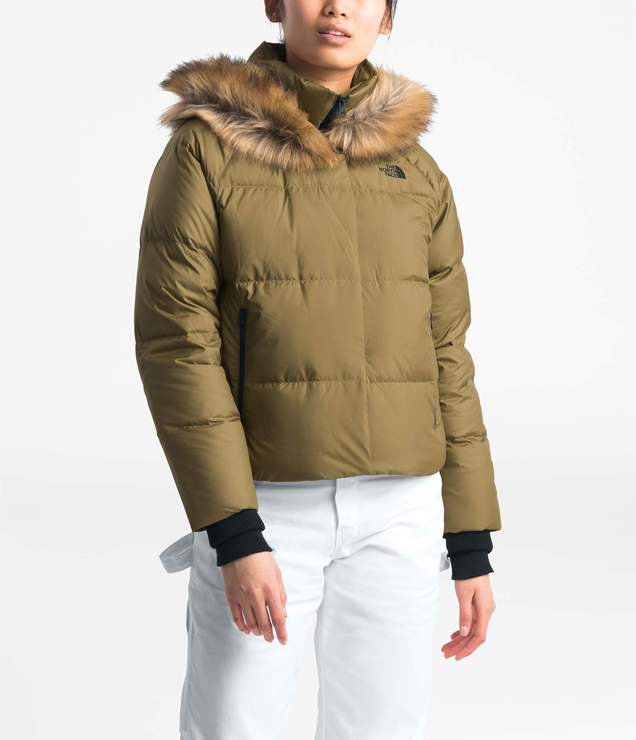 women's dealio down cropped jacket