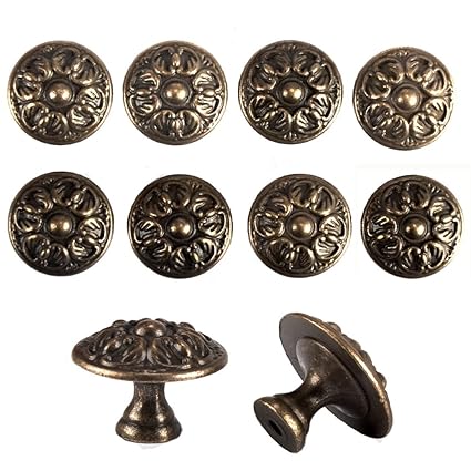 Racksoy Retro Antique Furniture Knobs Drawer Handles Cabinet