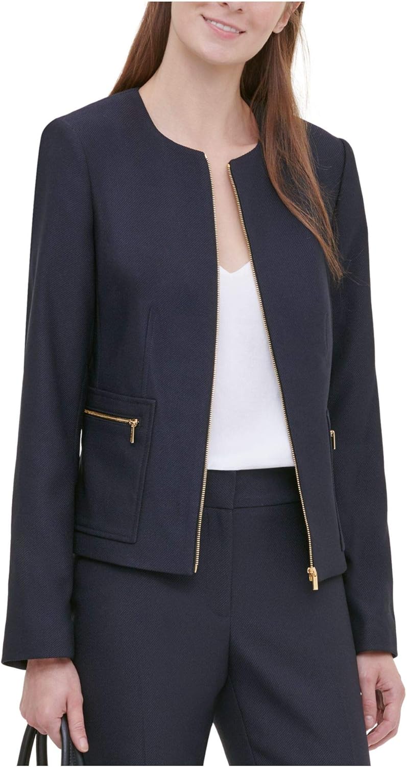 calvin klein navy blazer