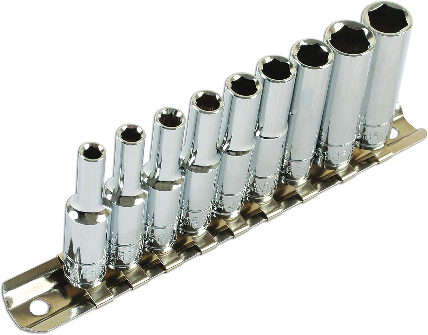 Laser 6196 BA Deep Socket Set 1/4"D 9pc, Variety Pack - Image 5
