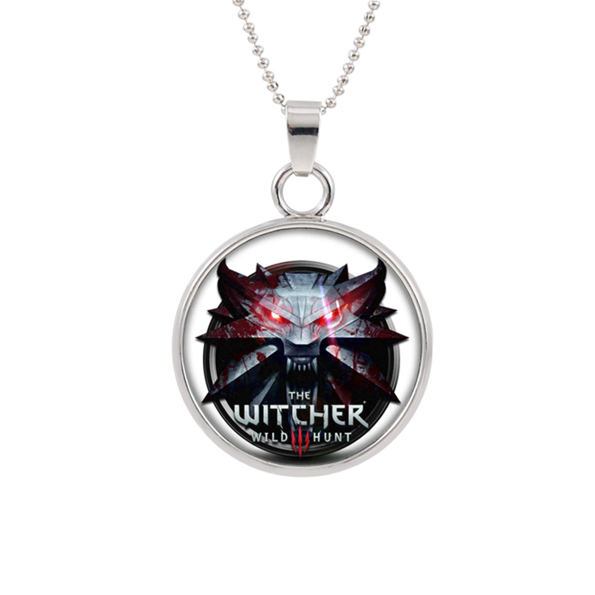 The Witcher Pendant Necklace Character Cartoon Superhero Gaming