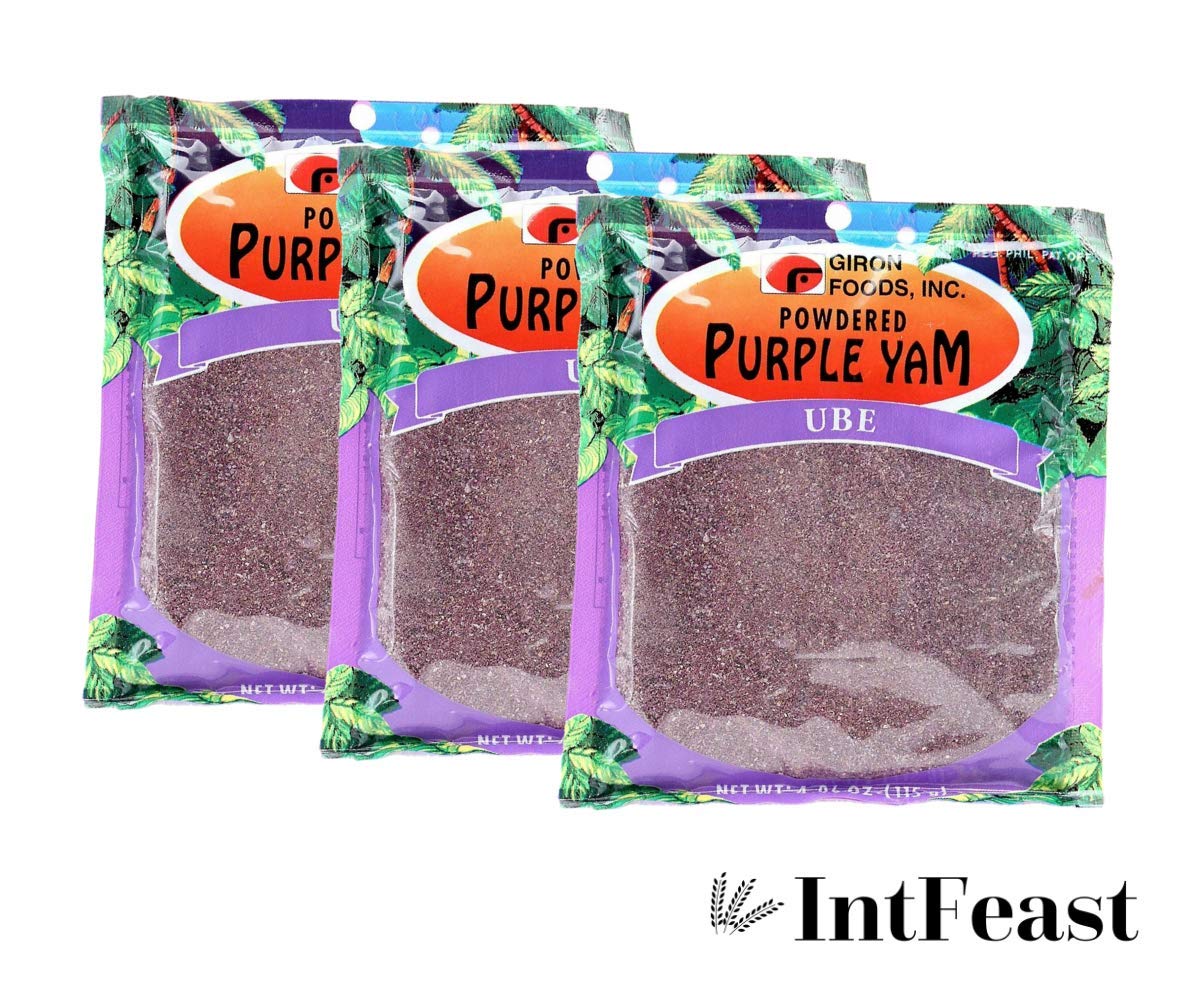 Giron Ube Powder Pack of 3 and McCormick Ube Flavor Extract Pack of 2