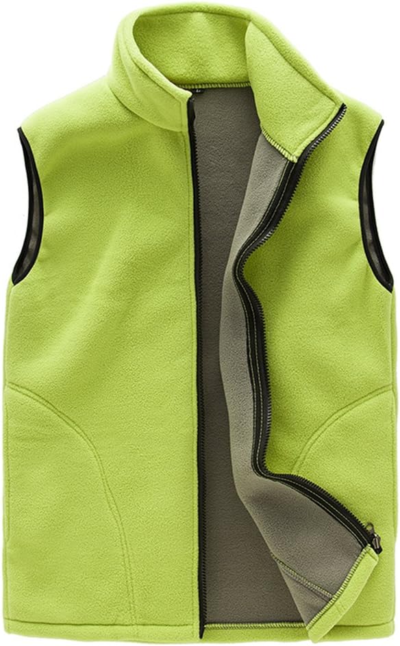 CIKRILAN Women's Soft Fleece Vest Comfort Warm Zip Gilet Lady Sleeveless Jacket