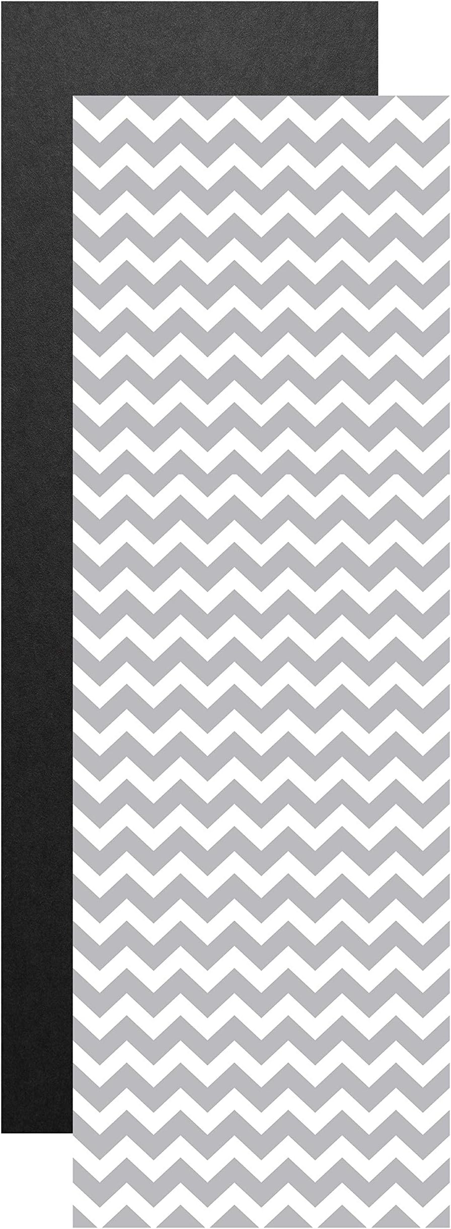 APPLIANCE ART Back to School Magnetic Locker Chevron Wallpaper (Gray w/Chalkboard)