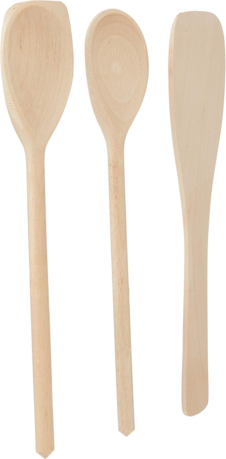 Tala Wooden Spatula Set, Wood, Multicolour, Hardwearing Amazon.co.uk