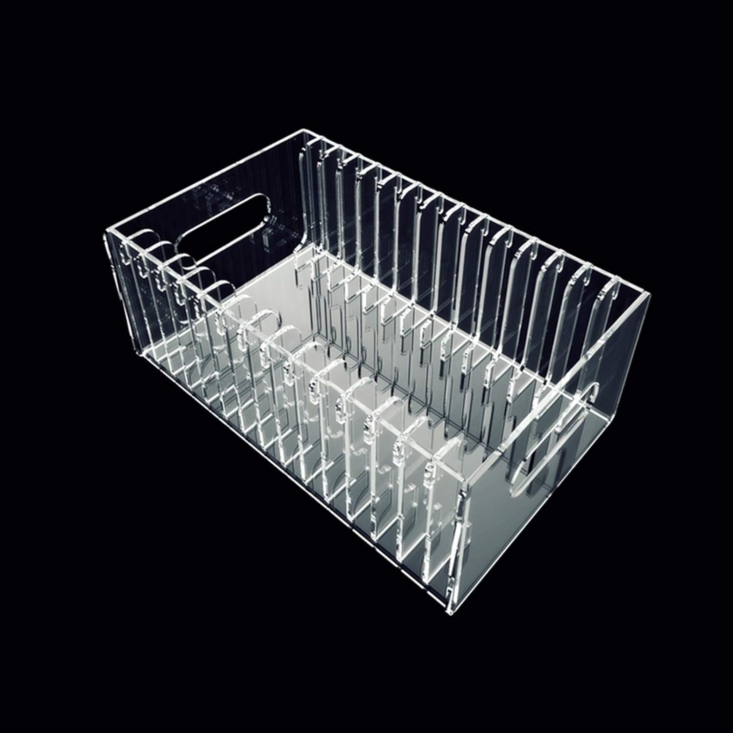 Desktop CD Rack, DVD Record Transparent Acrylic Display Stand, Video