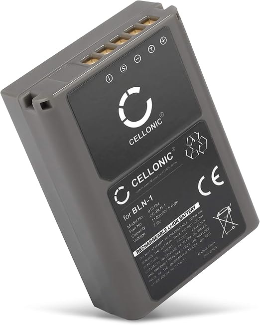 Dot.Foto BLN-1 Premium 7.6v / 1220mAh Oplaadbare Batterij voor Olympus OM-D E-M1, E-M5, E-M5 II, Pen E-P5, Pen-F, HLD-6