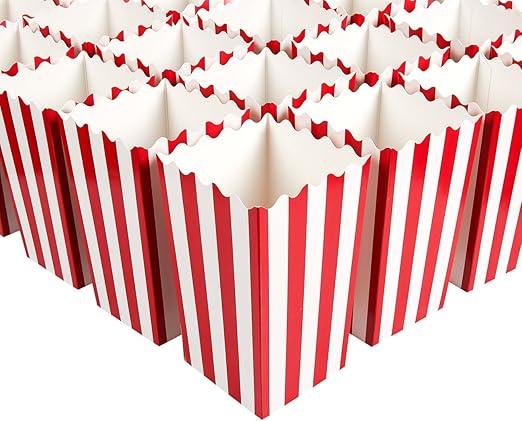Amazon Com Set Of 100 Popcorn Favor Boxes Carnival Parties Mini