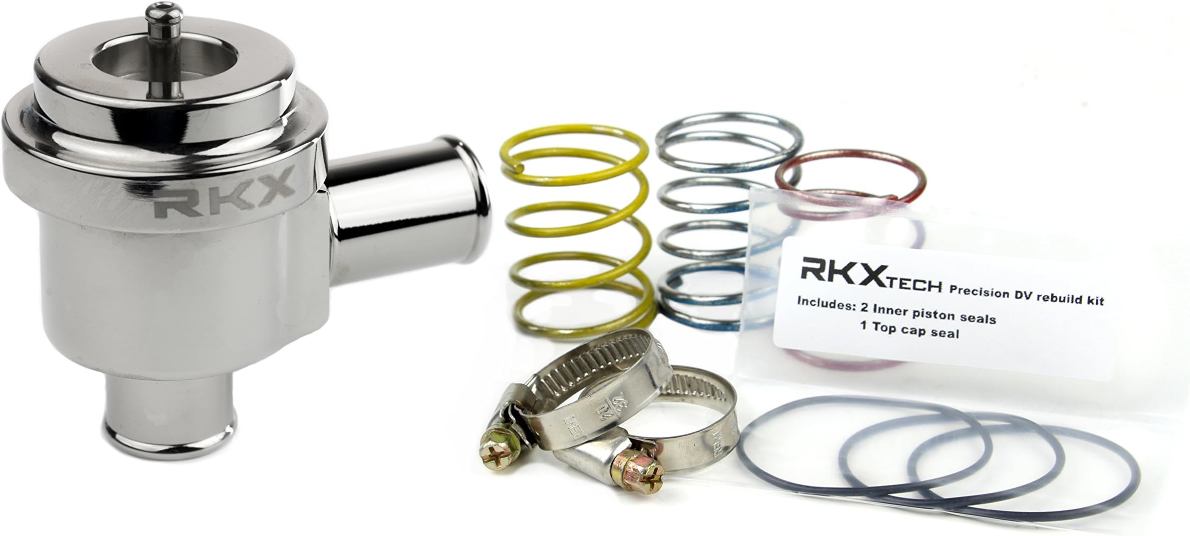 RKX 1.8T 2.7T Precision machined Diverter Valve SILVER Compatible With VW & Audi MK4, B6, B5, C5 1998-2005