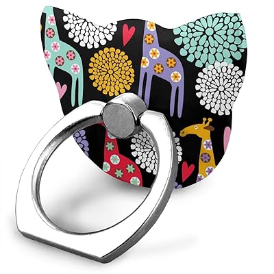 ACHOGI Colorful Giraffe Cat Metal Phone Stand with Jamaica Ubuy