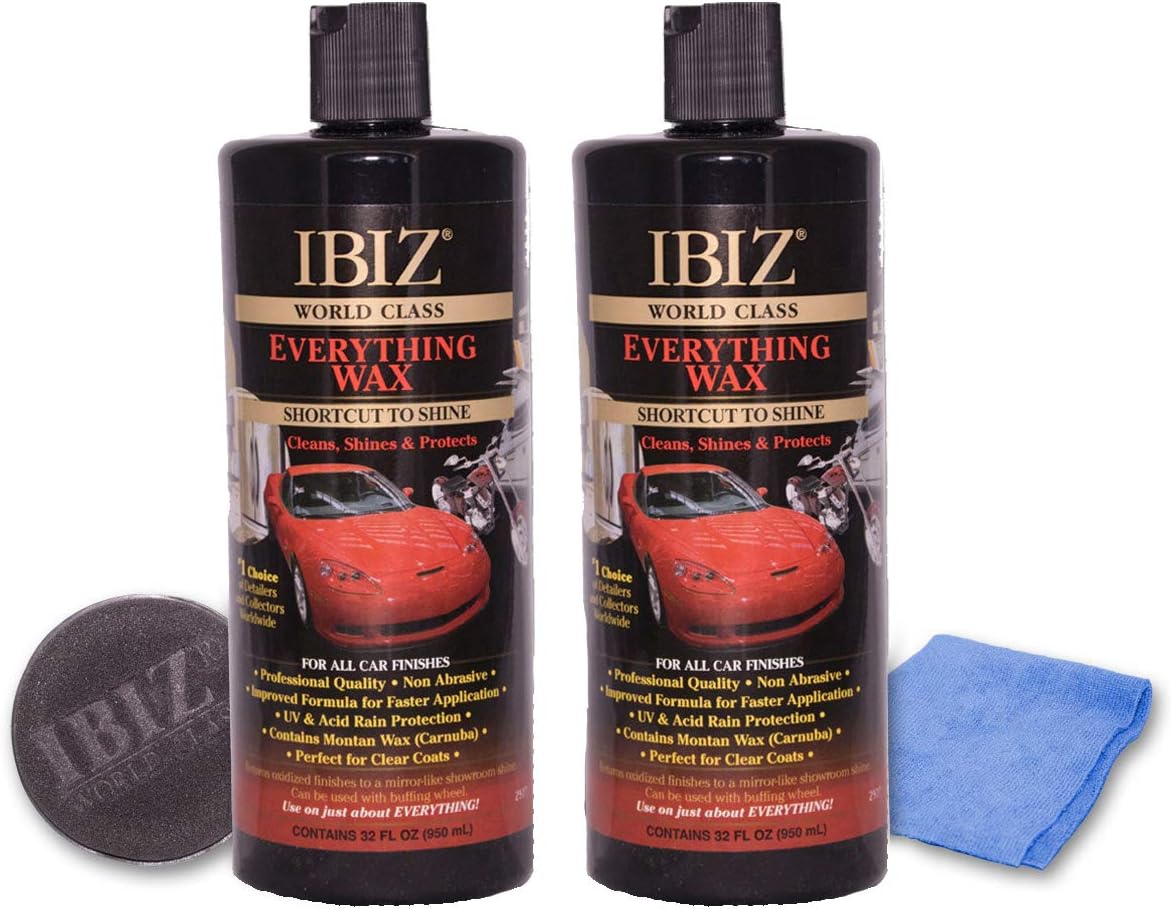 Amazon Com Ibiz World Class Car Wax 64oz Premium Easy To Use Professional Grade Carnuba Car Wax For All Makes Models Automotive