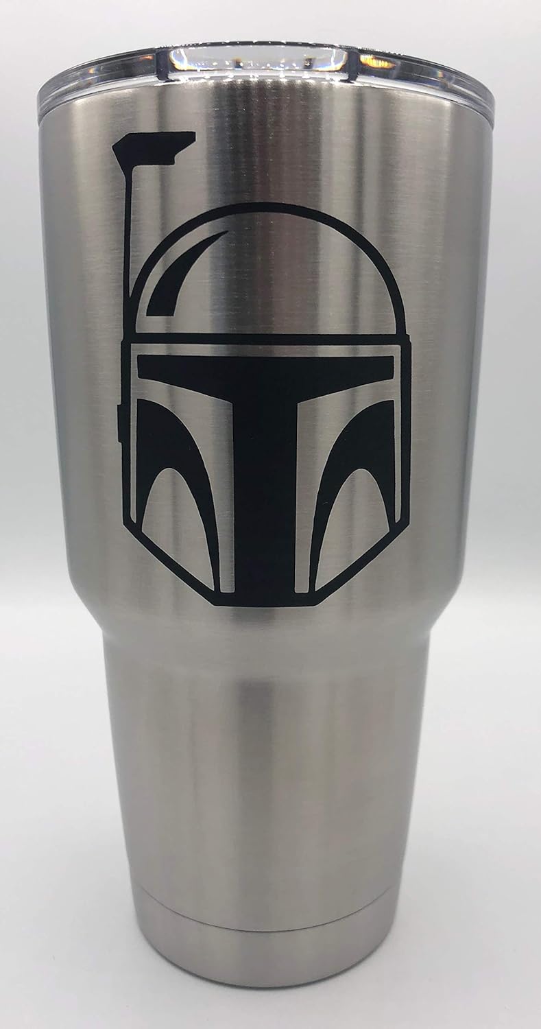 Amazon Com Custom Laser Engraved Star Wars Jango Fett 30oz Yeti Tumbler Tumblers Water Glasses