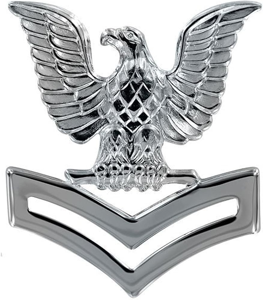 Amazon.com: USN 2nd Class Crow Left Petty Officer PO Hat or Lapel Pin