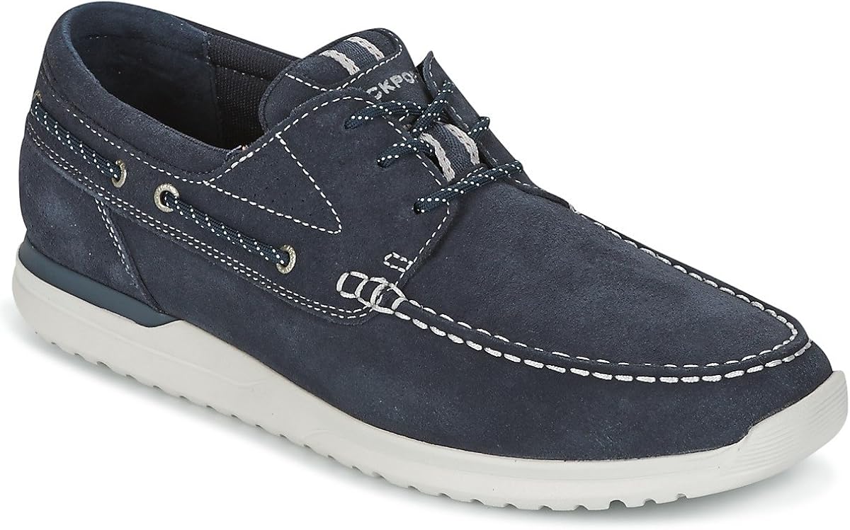 Rockport Langdon 3 Eye OX Loafers & Boat Shoes Men Blue (Navy SDE