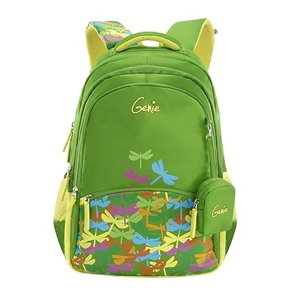 Genie 20 Ltrs Green Casual Backpack (BUZZ15SBGRN)