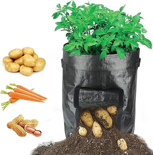 Feoowv - Bolsa para macetas de jardín, para plantar verduras ...