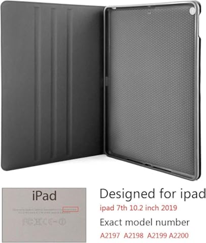 Wehoiweh Rich T-He Kid - Carcasa antiarañazos fina y ligera con soporte ajustable, función de reposo/despertador, protección trasera para iPad Air3 10.5 iPad 7ª 10.2 talla única
