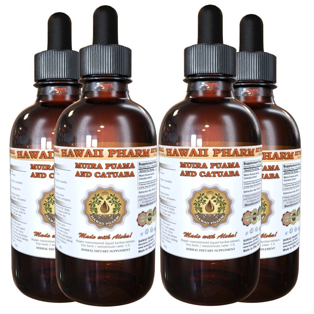 Muira Puama and Catuaba Liquid Extract Supplement Tincture