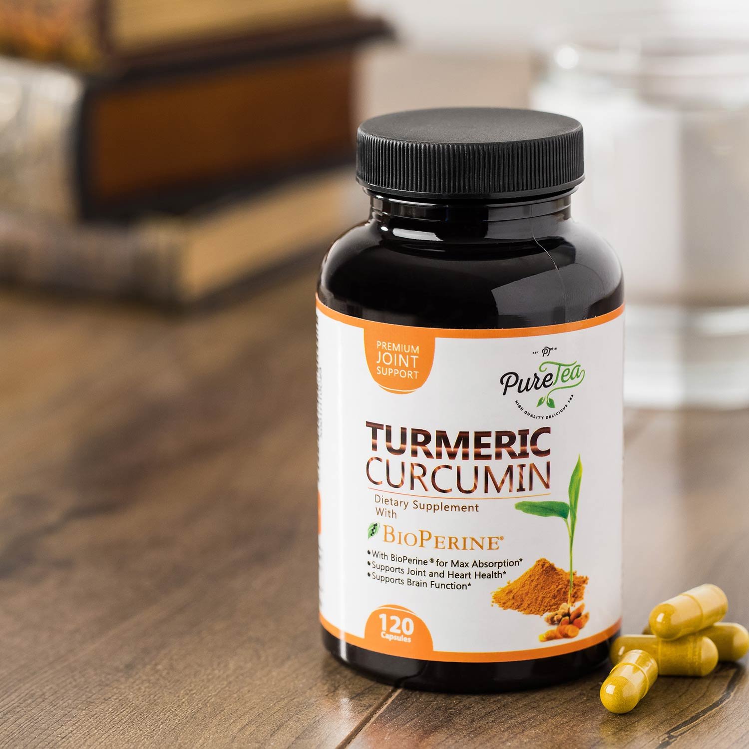 TUMERIC CURCUMIN Max Potency With Bioperine Black Pepper 1950mg 120