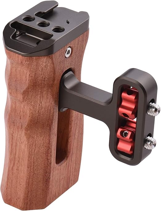 Bobique Camera Cage Handle Grip,Universal Camera Cage Left/Right Side