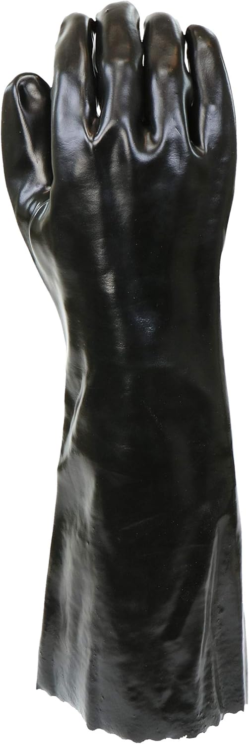 West Chester 12018-L 12018 Chemical Resistant PVC Coated Work Gloves: 18" Length, One Size Fits Most, 1 Pair, Black: Lab Gloves: Industrial & Scientific