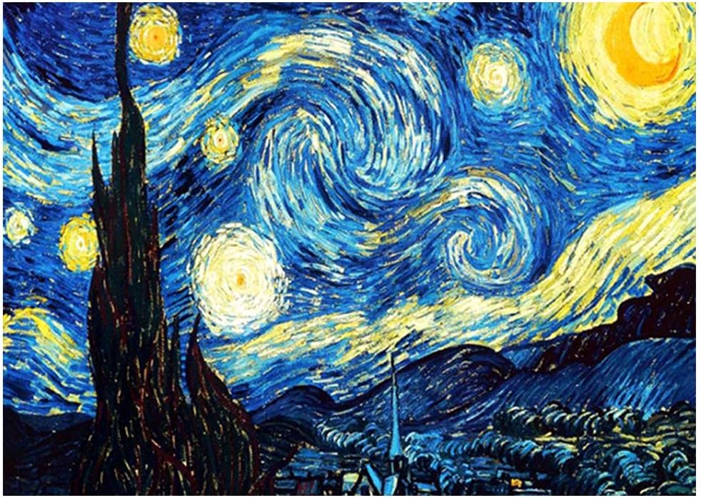 Soleebee 5D DIY Diamond Painting for Adults Kids by Number Kit, Full Drill Rhinestones Painting Embroidery Pasted Picture Home Wall Decor, 20 x 16 Inches (Starry Sky)