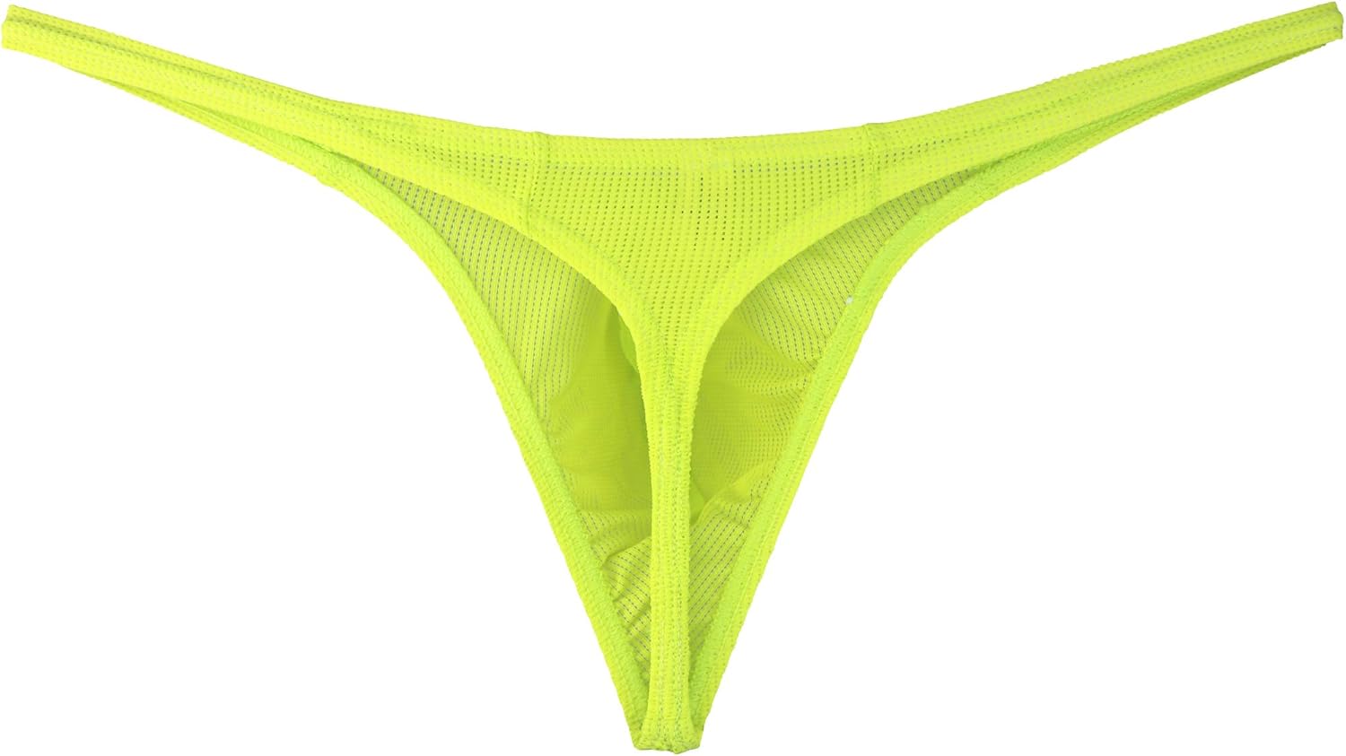 iKingsky Men's Pouch G-String Underwear Big Package Y-Back Panties Breathable Bulge Thong at  Men’s Clothing store