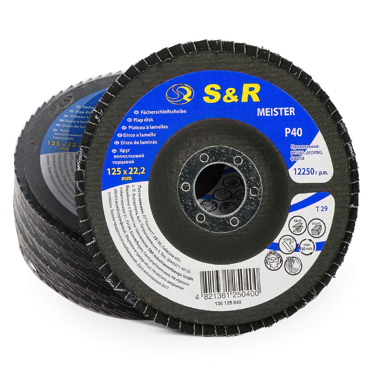 Disque Abrasif 50mm Roloc Lot De 50 Disques Abrasifs Grain 120 50