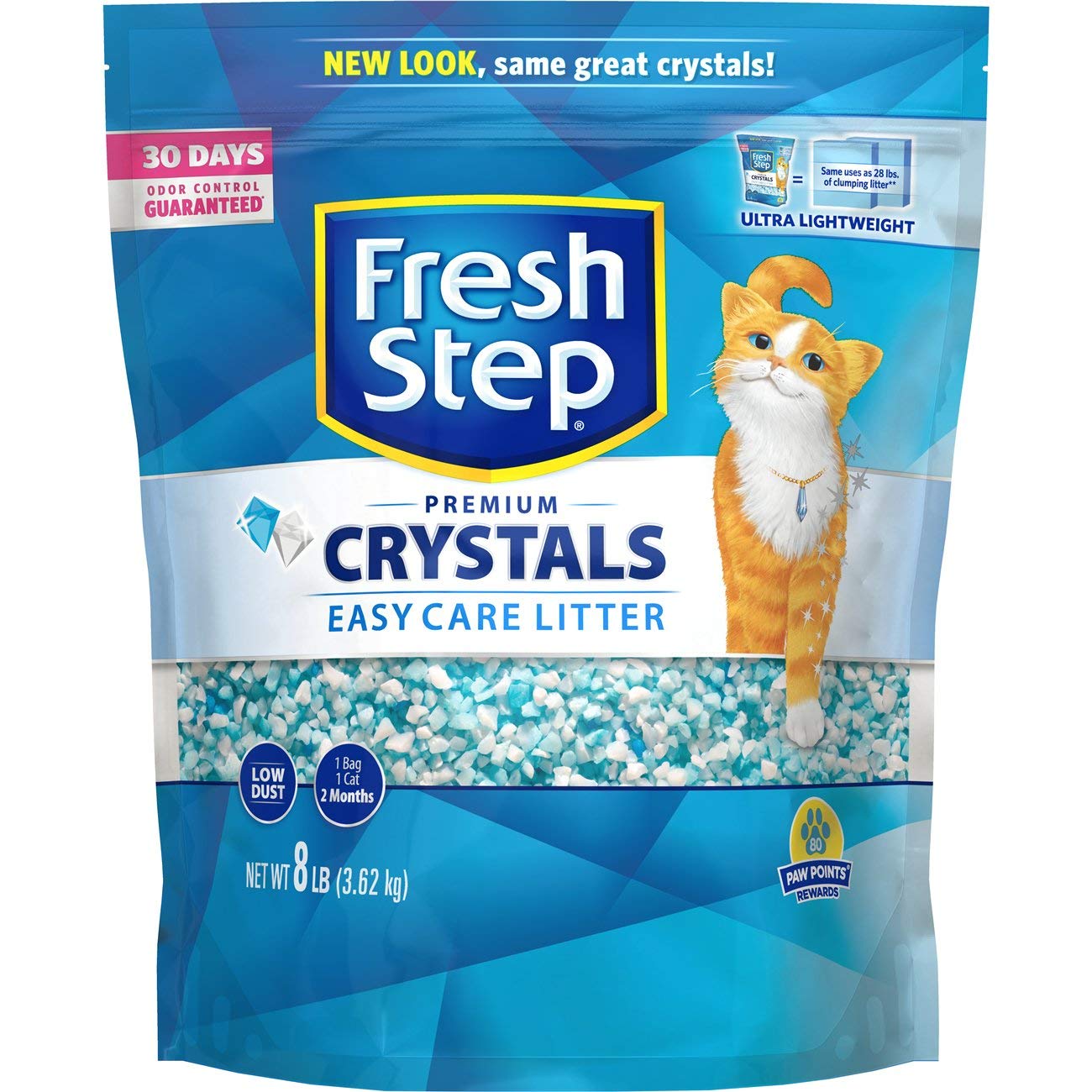 Fresh Step Crystals Premium Cat Litter Scented 8 Pounds Amazon co 