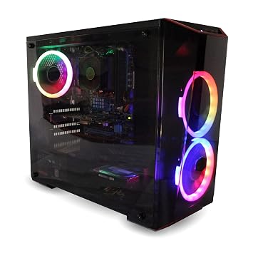 Viprtech Gaming Pc Computer Desktop Intel I5 650 Radeon R7 250 2gb 8gb Ram 1tb Hdd Rgb Wifi Windows 10 Pro - 