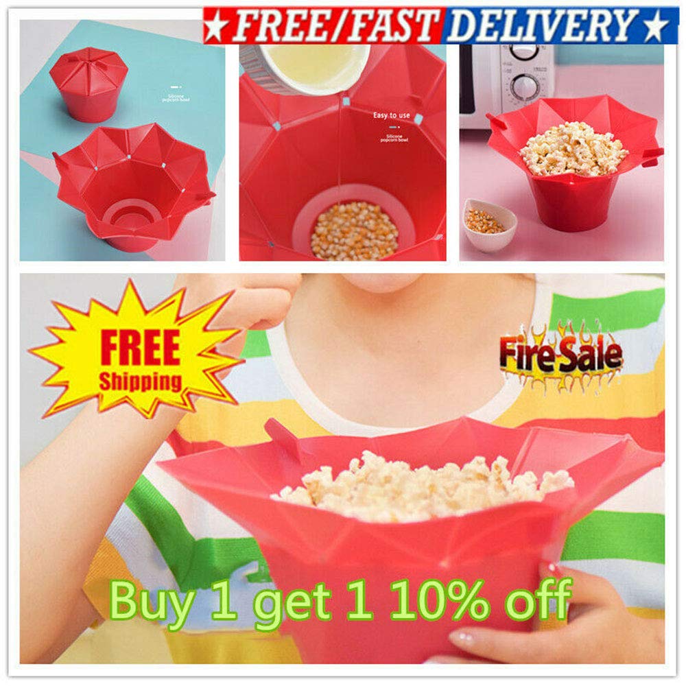 GEOV Palomitero Microondas Silicona, Palomitero Lekue (Verde ...