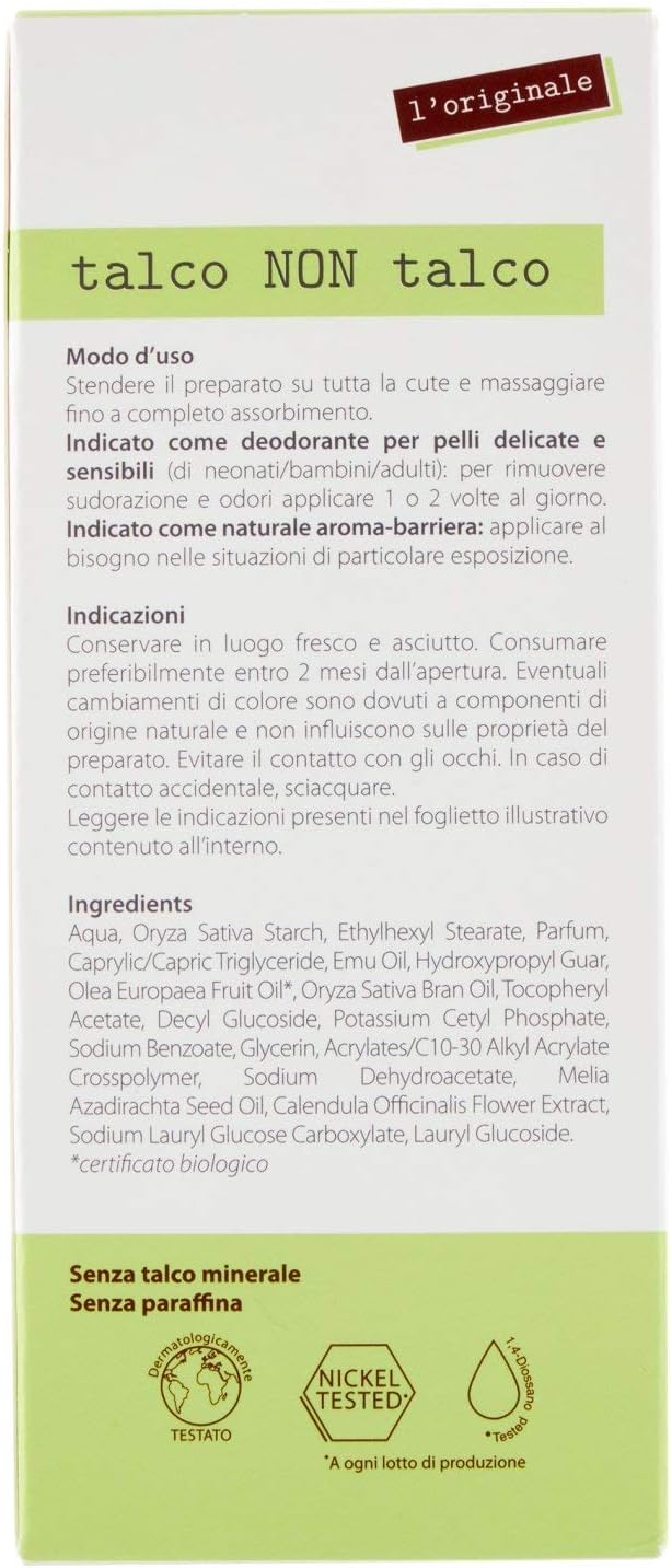 Fiocchi di Riso - Talcum NOT ORIGINAL Talc - 120 ml - SWEATING AND MOSQUITOES - Regulates sweating creating an aroma-barrier - Image 5
