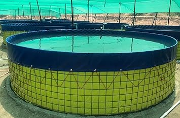Mipatex 650 Gsm Pvc Biofloc Fish Tank 4m 13000ltr Round