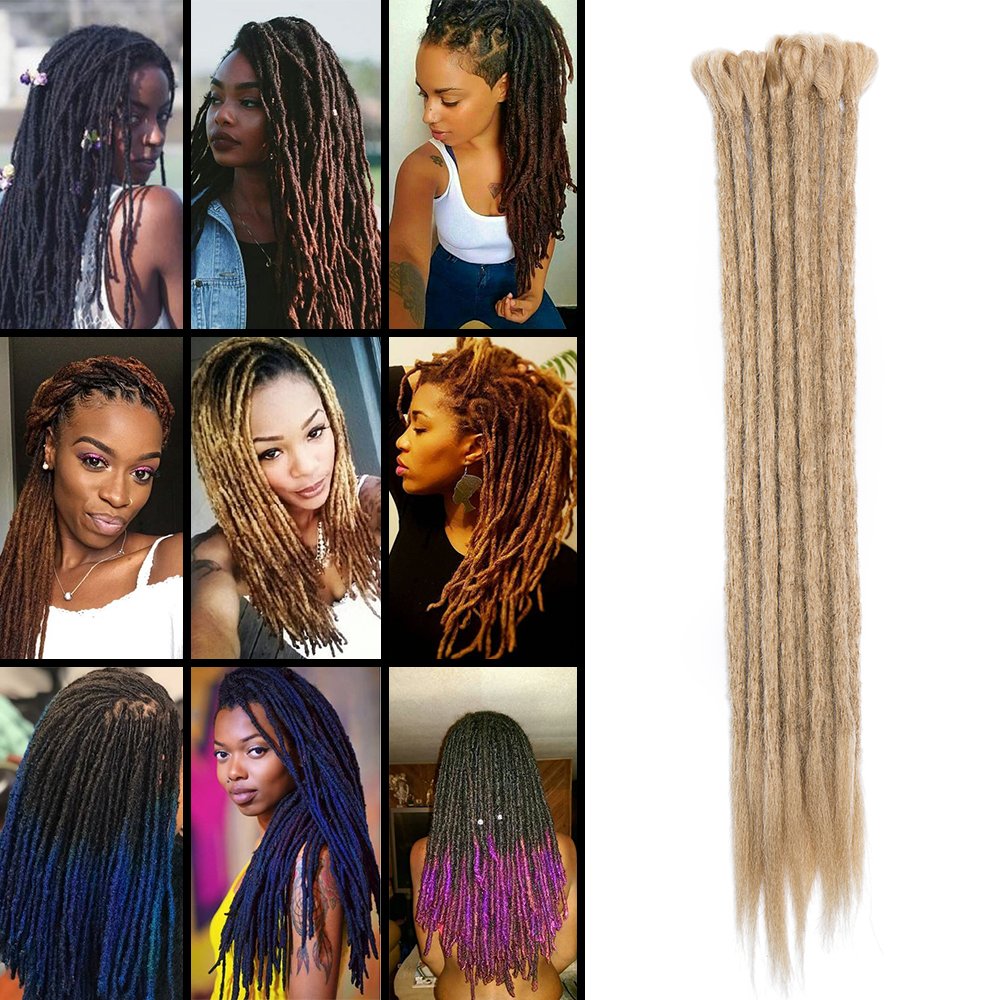 TESS 20" Braids Extensions Mittelblond Kunsthaar Braiding Hair Crochet