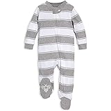 Burt's Bees BabySleep & Play, Organic One-Piece Romper-Jumpsuit Pj, Zip Front Footed Pajama Footie