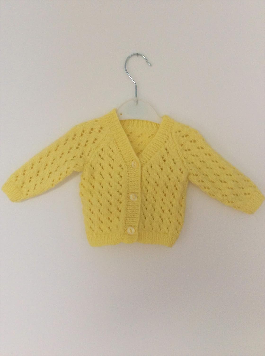 lemon baby cardigan