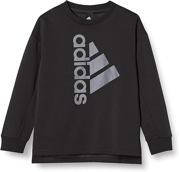 Amazon アディダス 長袖 Tシャツ キッズ トレーニングエッセンシャルズ バッジ オブ スポーツ 長袖tシャツ 534 フィットネス トレーニング ボーイズ 通販