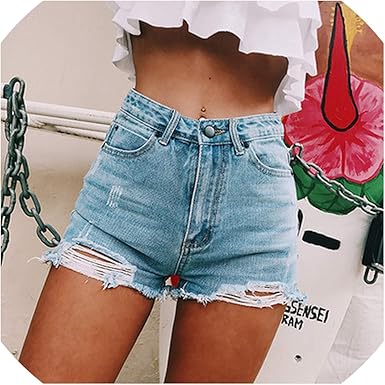 denim shorts ripped womens