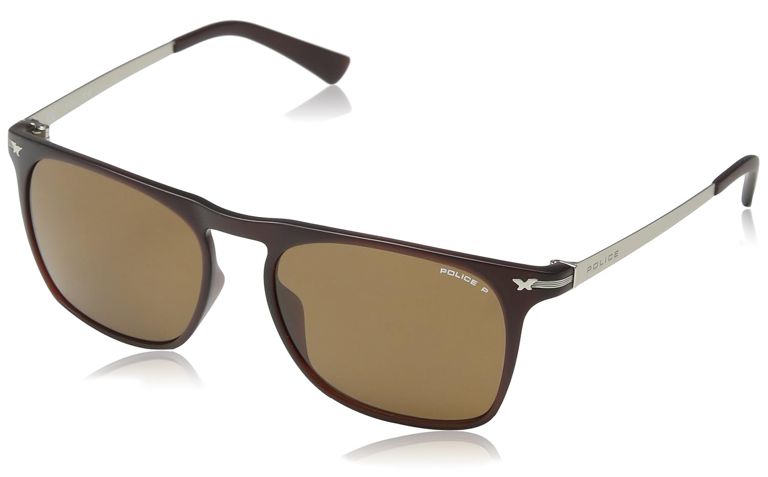 Police Men's S1956 Sunglasses, (Matt Intermediate Brown), One Size