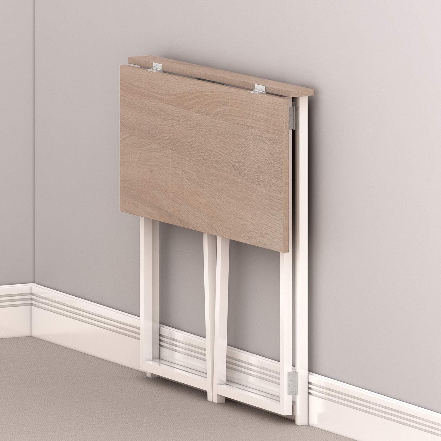 4NM Folding Desk, No-Assembly Small Computer Desk Home Office Desk Foldable Table Study Writing Desk Workstation for Small Space Offices: Home & Kitchen
