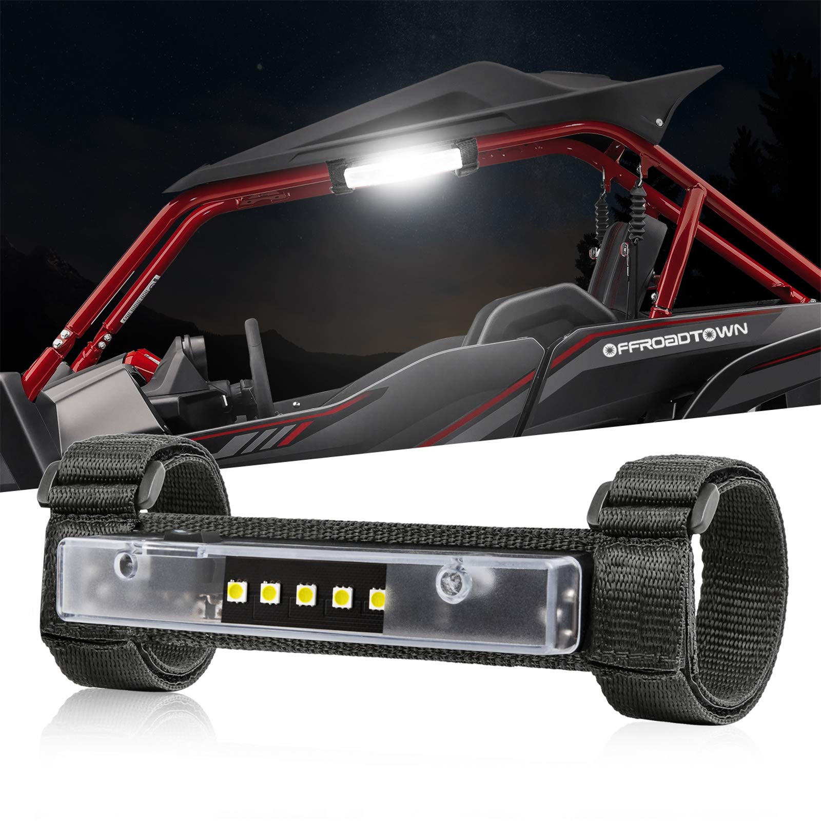 Buy OFFROADTOWN Universal Roll Bar Updated LED Light Interior Utility