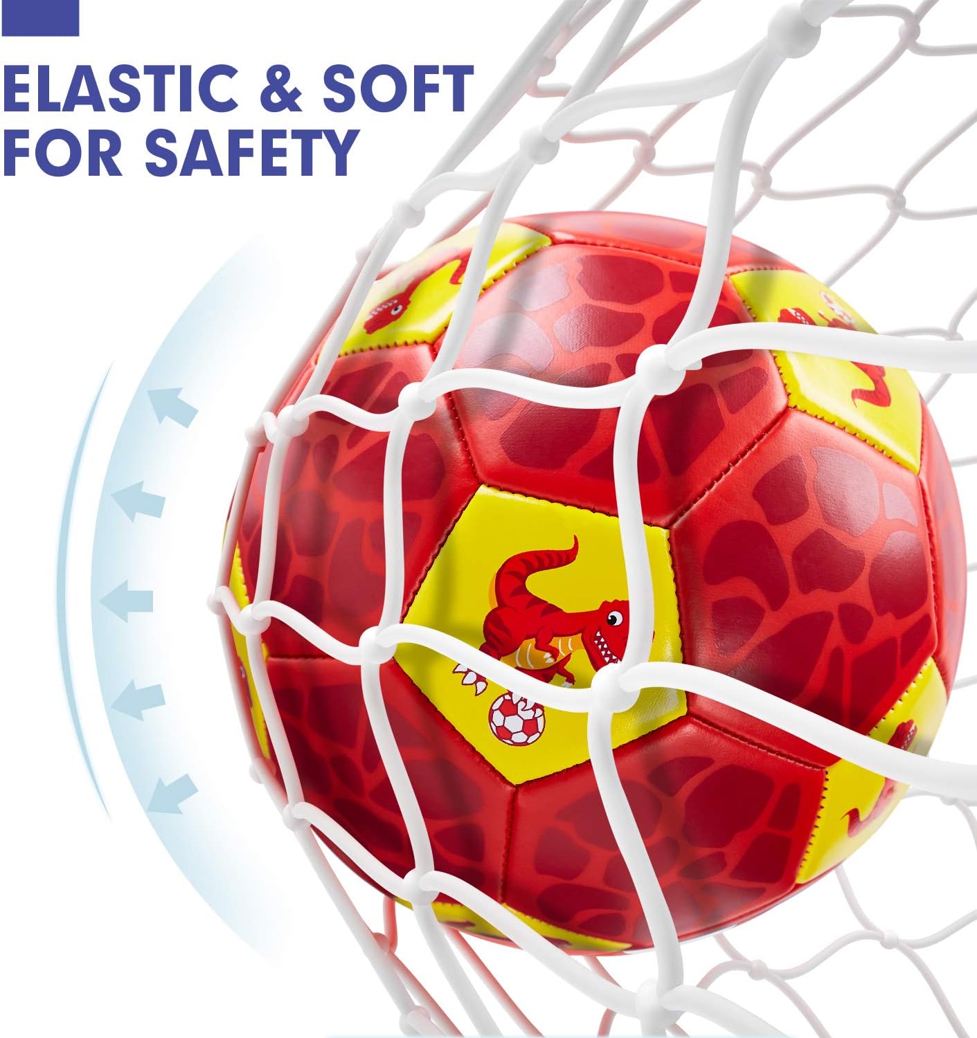 Size Football Gifts for Boys Kids with Hand Pump Mesh Bag