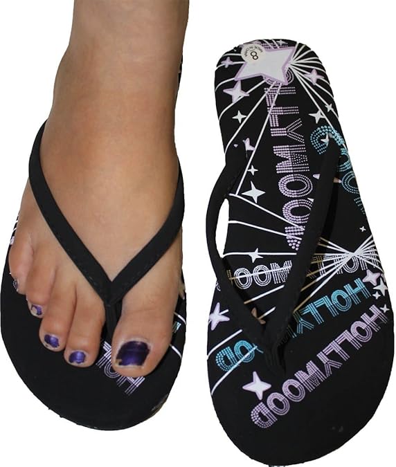 padded flip flops womens