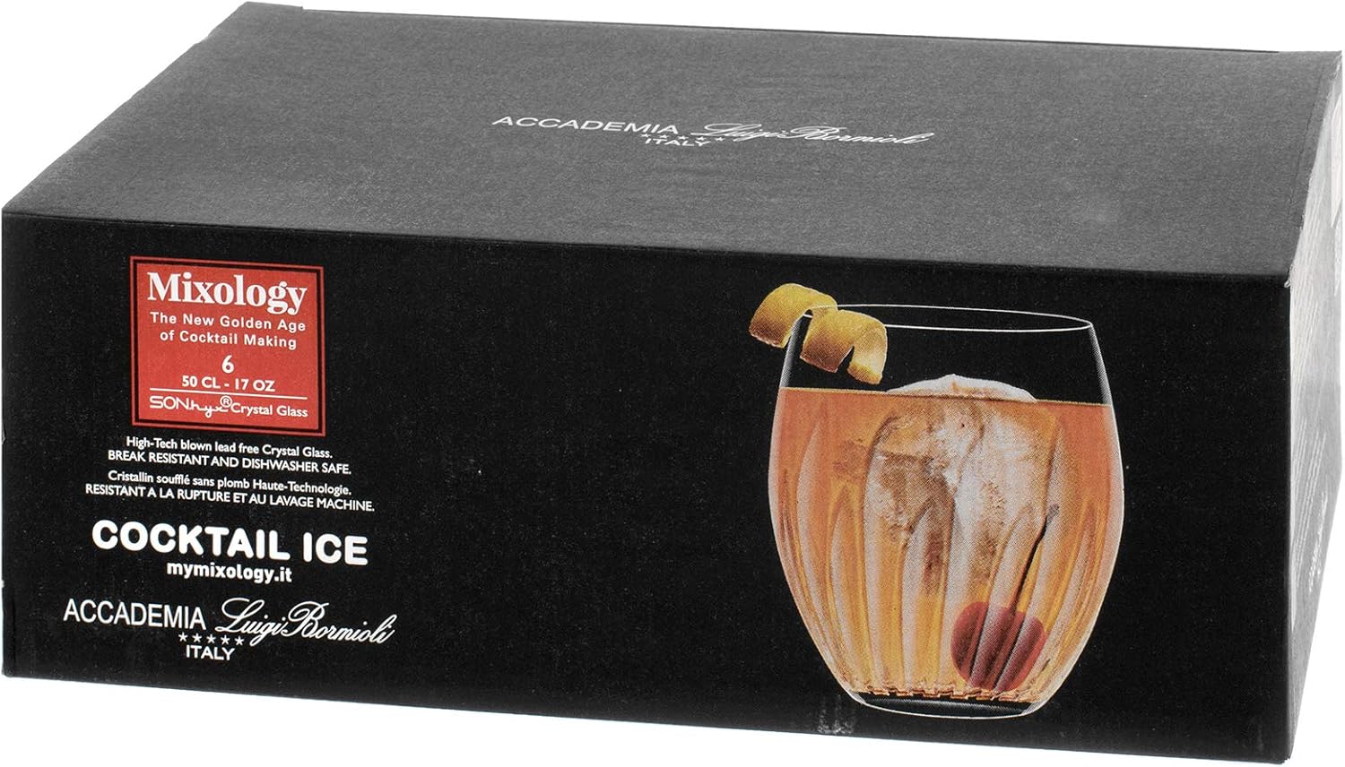 Mixology Cocktail Ice (Tumbler), Transparent, 6 Count (Pack of 1) - Image 3