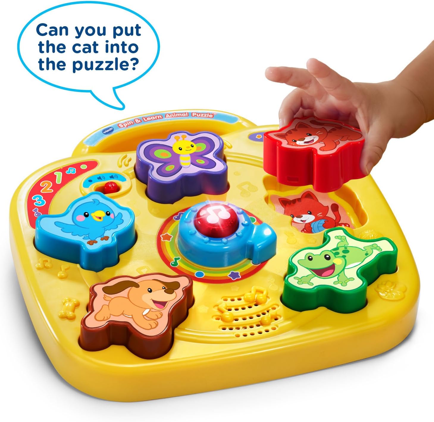 vtech spin & learn animal puzzle