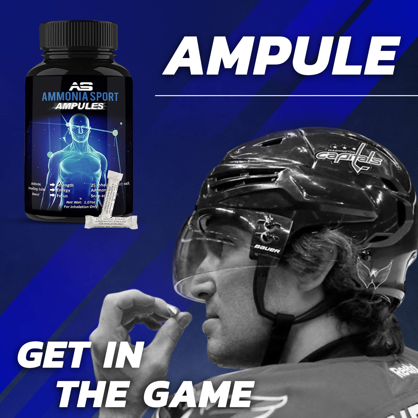 Mua AmmoniaSport Athletic Smelling Salts Ampules (25) Smelling Salts