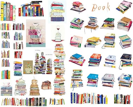 Amazon Com Seasonstorm Vintage Books School Precut Anti Uv