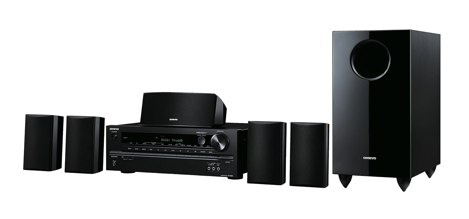 Onkyo HT-S3705 5.1 Home Cinema System with AV Receiver: Amazon.co.uk:  Electronics
