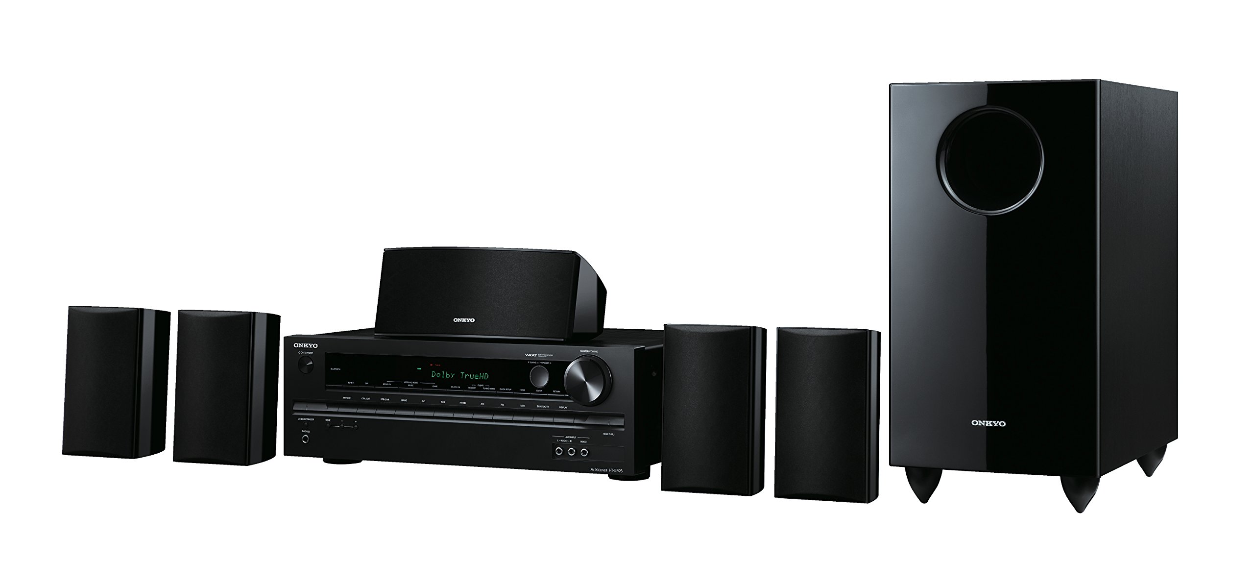 ONKYO HTS3800(B) 5.1 Home Cinema System with AV Receiver and Speakers